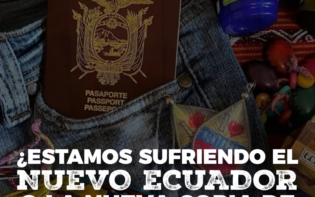 ¿Estamos sufriendo el nuevo Ecuador o la nueva copia de Estados Unidos?