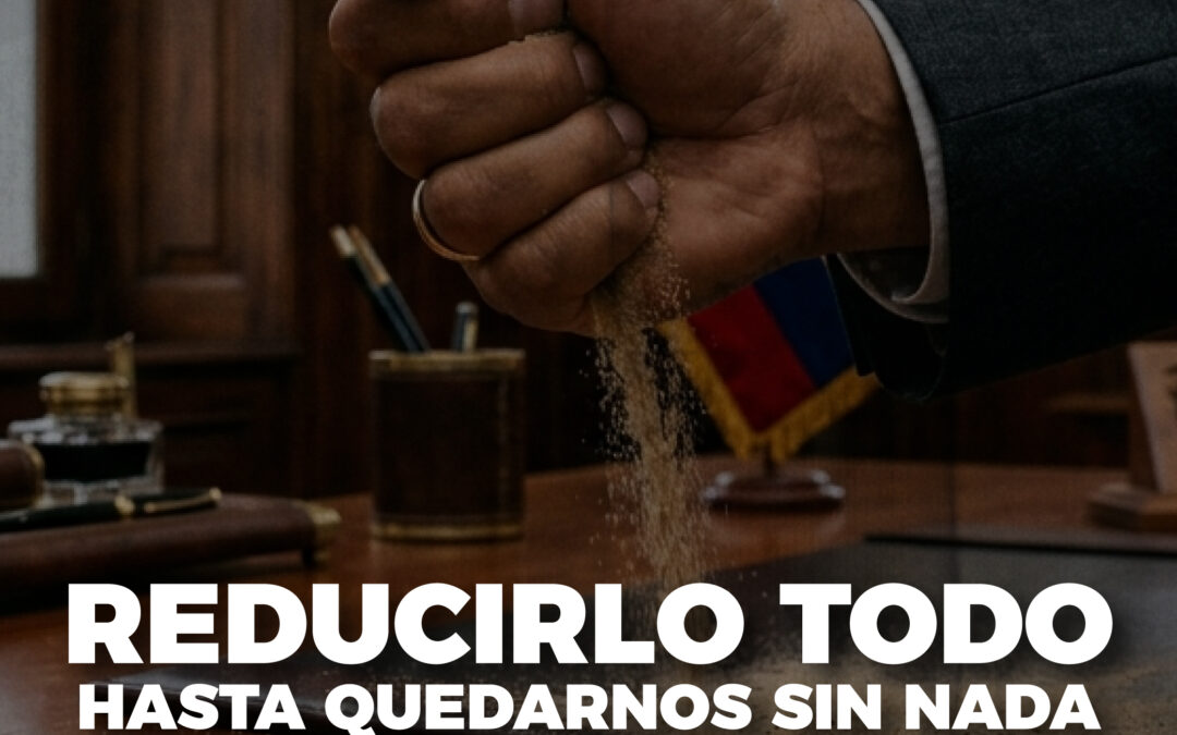 Reducirlo todo hasta quedarnos sin nada